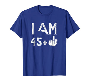 Funny shirts V-neck Tank top Hoodie sweatshirt usa uk au ca gifts for I Am 45 plus 1 Funny 46th Birthday Shirt Men Women 243010