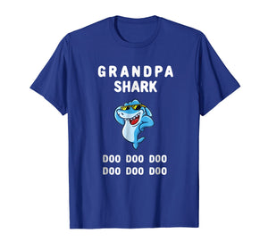 Funny shirts V-neck Tank top Hoodie sweatshirt usa uk au ca gifts for Grandpa Shark T-shirt Doo Doo Doo - Grandpa Shark Gift Shirt 1021282