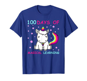 Funny shirts V-neck Tank top Hoodie sweatshirt usa uk au ca gifts for Adorable 100th Day of School Unicorn T-Shirt 2038567