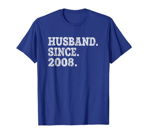Funny shirts V-neck Tank top Hoodie sweatshirt usa uk au ca gifts for 11th Wedding Anniversary Gifts - Husband Since 2008 Shirt 1810864