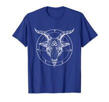 Load image into Gallery viewer, Funny shirts V-neck Tank top Hoodie sweatshirt usa uk au ca gifts for Baphomet Black Magic Satanic Devil T-Shirt Black Temple 1259038
