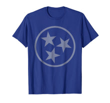 Load image into Gallery viewer, Tennessee Volunteer State Flag Tri-Star T-Shirt Men &amp; Women
