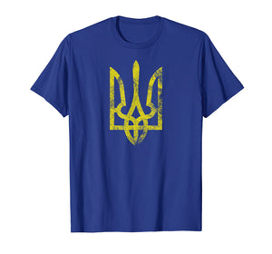Funny shirts V-neck Tank top Hoodie sweatshirt usa uk au ca gifts for Ukrainian Grunge Tryzub Vintage Trident Slavic T-Shirt 1855115