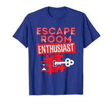 Load image into Gallery viewer, Funny shirts V-neck Tank top Hoodie sweatshirt usa uk au ca gifts for Escape Room T Shirt - Escape Room Enthusiast 2761501

