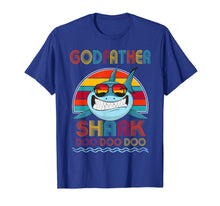 Load image into Gallery viewer, Funny shirts V-neck Tank top Hoodie sweatshirt usa uk au ca gifts for Retro Vintage Godfather Shark Tshirt Funny Gifts Family 1946408
