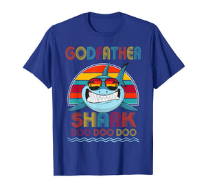 Funny shirts V-neck Tank top Hoodie sweatshirt usa uk au ca gifts for Retro Vintage Godfather Shark Tshirt Funny Gifts Family 1946408