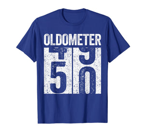 Oldometer 50 T-Shirt 50th Birthday Gift Shirt