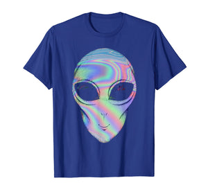 Funny shirts V-neck Tank top Hoodie sweatshirt usa uk au ca gifts for Alien Head Holographic Glow Effect T Shirt 2192540