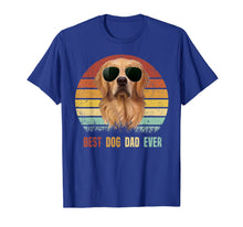 Load image into Gallery viewer, Mens Best Dog Dad Ever Golden Retriever Tshirt Father&#39;s Day Gifts 127868
