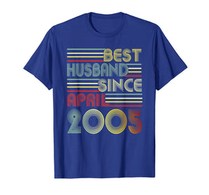 Funny shirts V-neck Tank top Hoodie sweatshirt usa uk au ca gifts for Mens 14th Wedding Anniversary Gifts Husband Since April 2005 Tee 2343529