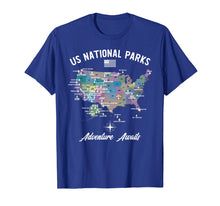 Load image into Gallery viewer, Funny shirts V-neck Tank top Hoodie sweatshirt usa uk au ca gifts for US National Parks Map T-Shirt 750382
