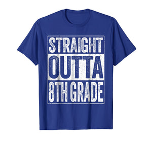Funny shirts V-neck Tank top Hoodie sweatshirt usa uk au ca gifts for Straight Outta 8th Grade T-Shirt Eighth Grade Gift Shirt 2076369