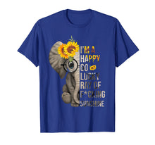 Load image into Gallery viewer, Funny shirts V-neck Tank top Hoodie sweatshirt usa uk au ca gifts for I&#39;m A Happy Go Lucky Ray Of F cking Sunshine Elephant Tshirt 1919533
