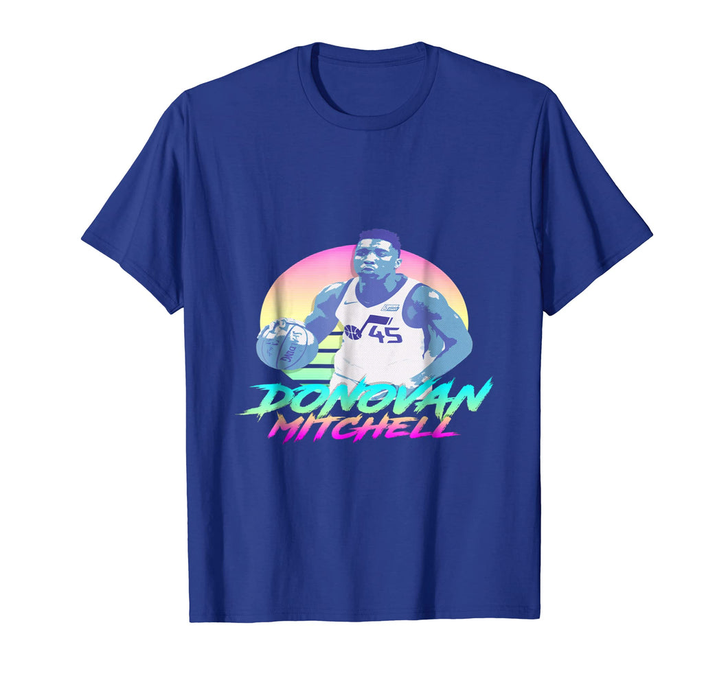 Funny shirts V-neck Tank top Hoodie sweatshirt usa uk au ca gifts for Donovan Mitchell Retro Futuristic Aesthetic shirt 1985689