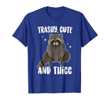 Load image into Gallery viewer, Funny shirts V-neck Tank top Hoodie sweatshirt usa uk au ca gifts for Trashy Cute And Thicc Shirt funny Fat Raccoon T-shirt 1192940
