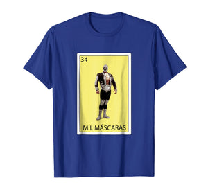 Funny shirts V-neck Tank top Hoodie sweatshirt usa uk au ca gifts for Playera de Lucha Libre Mil Mascaras - Mexican Loteria shirts 1273961