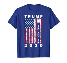 Load image into Gallery viewer, Funny shirts V-neck Tank top Hoodie sweatshirt usa uk au ca gifts for Trump MAGA 2020 Vintage American Flag T-Shirt 681480
