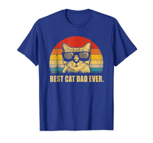 Load image into Gallery viewer, Vintage Best Cat Dad Ever T-Shirt Cat Daddy Father Gift Men 96797
