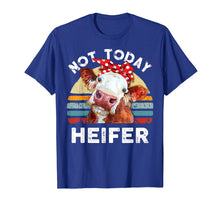 Load image into Gallery viewer, Funny shirts V-neck Tank top Hoodie sweatshirt usa uk au ca gifts for Funny Not Today Heifer T shirt Vintage Cows 60s 70s Gifts 451879

