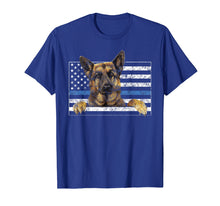 Load image into Gallery viewer, Funny shirts V-neck Tank top Hoodie sweatshirt usa uk au ca gifts for Thin Blue Line K9 Shirt German Shepherd Police Officer Gifts T-Shirt 2506944
