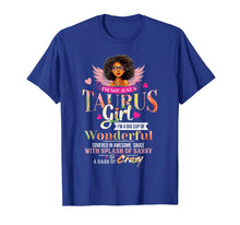 Load image into Gallery viewer, Taurus Girl T-Shirt Black Women Gifts For April May Birthday
