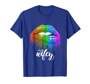 Funny shirts V-neck Tank top Hoodie sweatshirt usa uk au ca gifts for Wifey Lesbian T-shirt Sexy Lips Sparkle Gay Pride 2040789