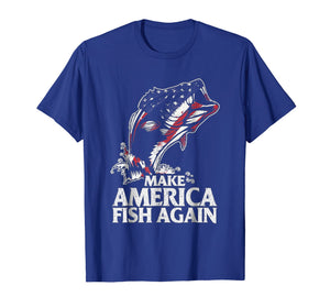 Funny shirts V-neck Tank top Hoodie sweatshirt usa uk au ca gifts for MAKE AMERICA FISH AGAIN funny American pride t-shirt gift 1980284