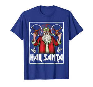 Funny shirts V-neck Tank top Hoodie sweatshirt usa uk au ca gifts for Hail Santa Sleigher Heavy Metal Ugly Christmas Shirt 77605