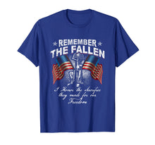 Load image into Gallery viewer, Remember The Fallen Memorial Day Veteran Gift Shirt
