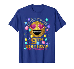 OMG It's My 9th Birthday Shirt | Birthday Girl Shirt