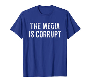 The Media Is Corrupt Trump Speech 2019 Fake News T-Shirt