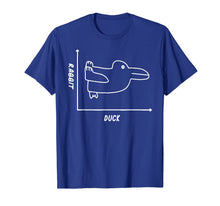 Load image into Gallery viewer, Duck Rabbit Graph Shirt - Fun Math Teacher Easter Tee Shirt T-Shirt-569751
