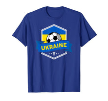 Load image into Gallery viewer, Ukraine Soccer T Shirt Ukrainian Team Ball Flag Gift 2020 T-Shirt-3201705
