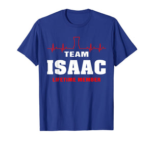 Team Isaac lifetime member shirt surname Isaac name T-Shirt