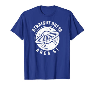 Straight Outta Area 51 Flying Saucer  T-Shirt