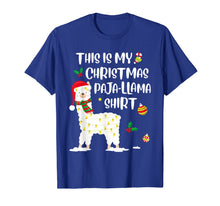 Load image into Gallery viewer, This Is My Christmas Llama Pajama Pyjama Top Christmas Gifts T-Shirt
