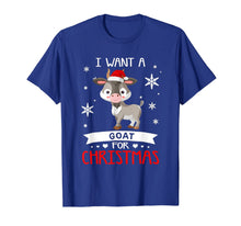 Load image into Gallery viewer, Funny shirts V-neck Tank top Hoodie sweatshirt usa uk au ca gifts for All I Want for Christmas Is A Goat T-Shirt Merry Xmas T-Shirt 458451

