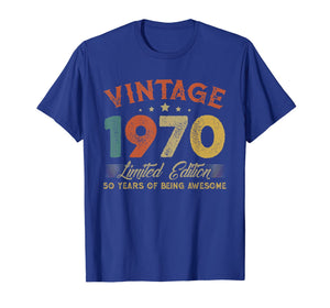 Vintage 1970 Clothes 50 Years Old Retro 50th Birthday Gifts TShirt216625