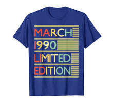 Load image into Gallery viewer, 30 Years Old Shirt 30th Birthday Gifts Women Men March 1990 T-Shirt-73700
