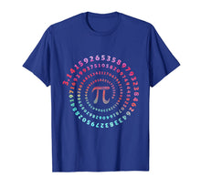 Load image into Gallery viewer, Pi Spiral Novelty Shirt for Pi Day T  Pi Day Math T-shirt242112
