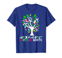 Load image into Gallery viewer, Tree Flag National Hispanic Heritage Month T-Shirt
