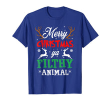 Load image into Gallery viewer, Funny shirts V-neck Tank top Hoodie sweatshirt usa uk au ca gifts for Funny Alone At Home Movies Merry Christmas You Filty Animal T-Shirt 84348
