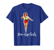Load image into Gallery viewer, Pin-Up Girls tshirt Funny Team Bowling T-Shirt
