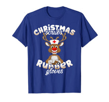 Load image into Gallery viewer, Christmas Scrub Top Reindeer Scrubs Rubber Gloves Nurses T-Shirt-1432150
