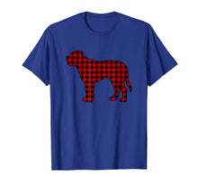 Load image into Gallery viewer, Mastiff Christmas Decor Red Plaid Buffalo Dog Gifts Family T-Shirt-1503139
