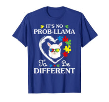 Load image into Gallery viewer, Llama Autism Awareness Gift Boys Girls Be A Little Different T-Shirt-1793782
