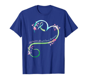 Metastatic Breast Cancer Awareness Heart Ribbon Gifts T-Shirt