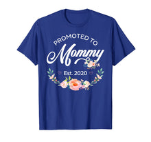 Load image into Gallery viewer, Promoted to Mommy Est 2020 First Time Mom Floral Mother Gift TShirt293097
