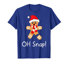 Load image into Gallery viewer, Funny shirts V-neck Tank top Hoodie sweatshirt usa uk au ca gifts for Womens Gingerbread Man Gift Funny Cute Christmas Oh Snap T-Shirt 636160
