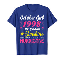 Load image into Gallery viewer, October Girl 1998 TShirt 21st Birthday Gift 21 Years Old T-Shirt
